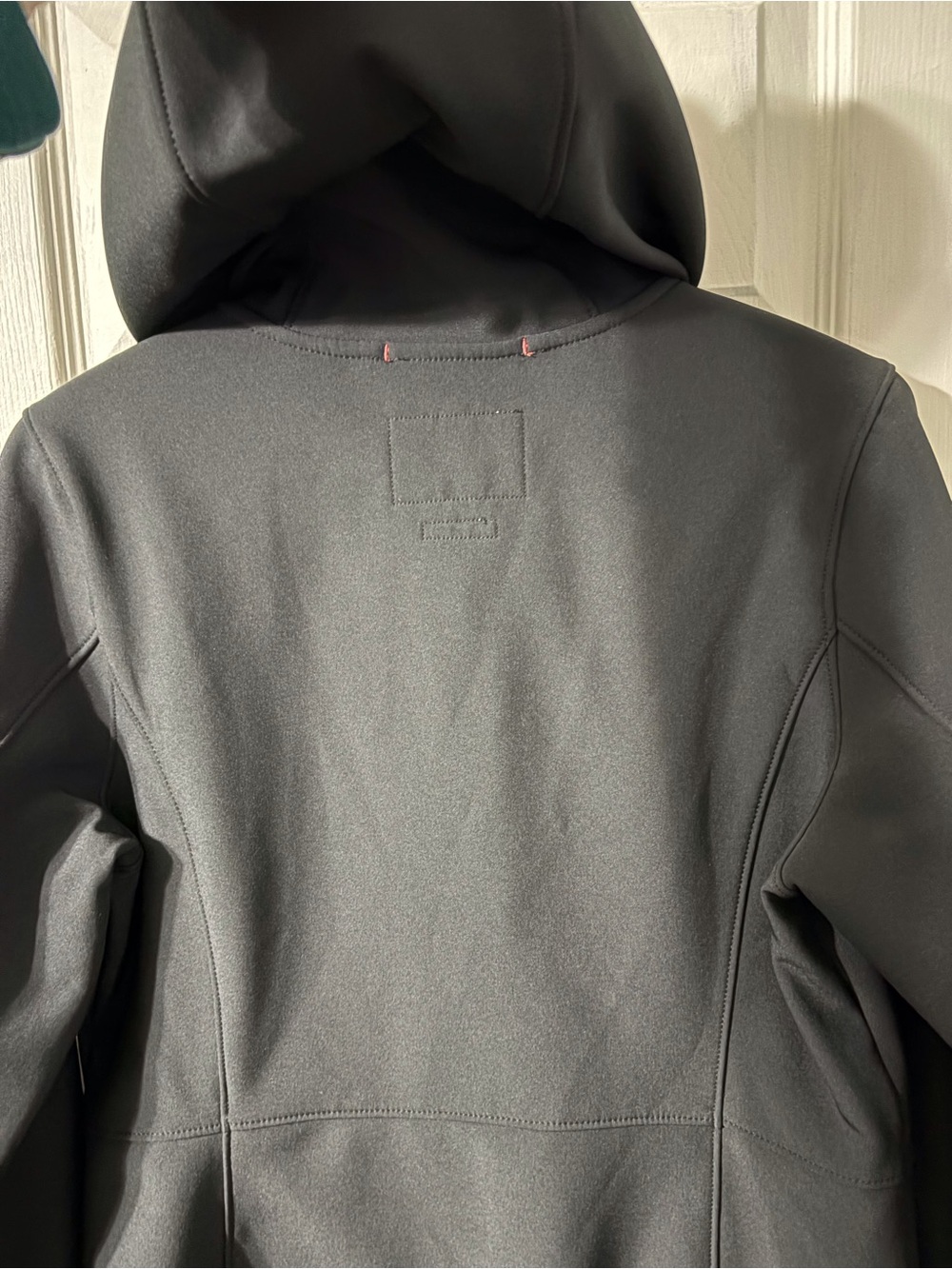 Women's WindRiver Black Hooded Hyper Dri Fleece Lined Jacket - Picture 4 of 6